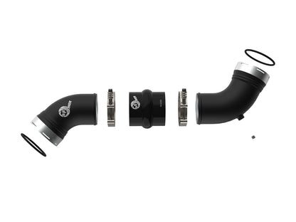 BladeRunner 3-1/2 Inch Aluminum Cold Charge Pipe Black GM Diesel Trucks 06-10 V8-6.6L (td) Lbz/Lmm aFe Power-1