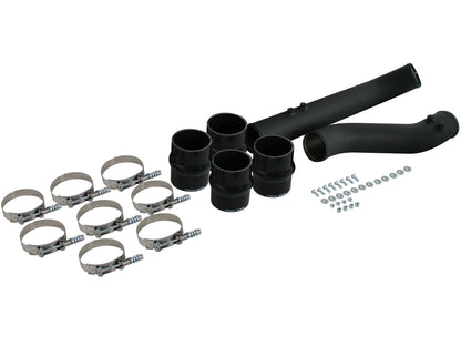 BladeRunner GT Series Intercooler Kit w/ Tubes Black Dodge Diesel Trucks 94-02 L6-5.9L (td) aFe Power-7