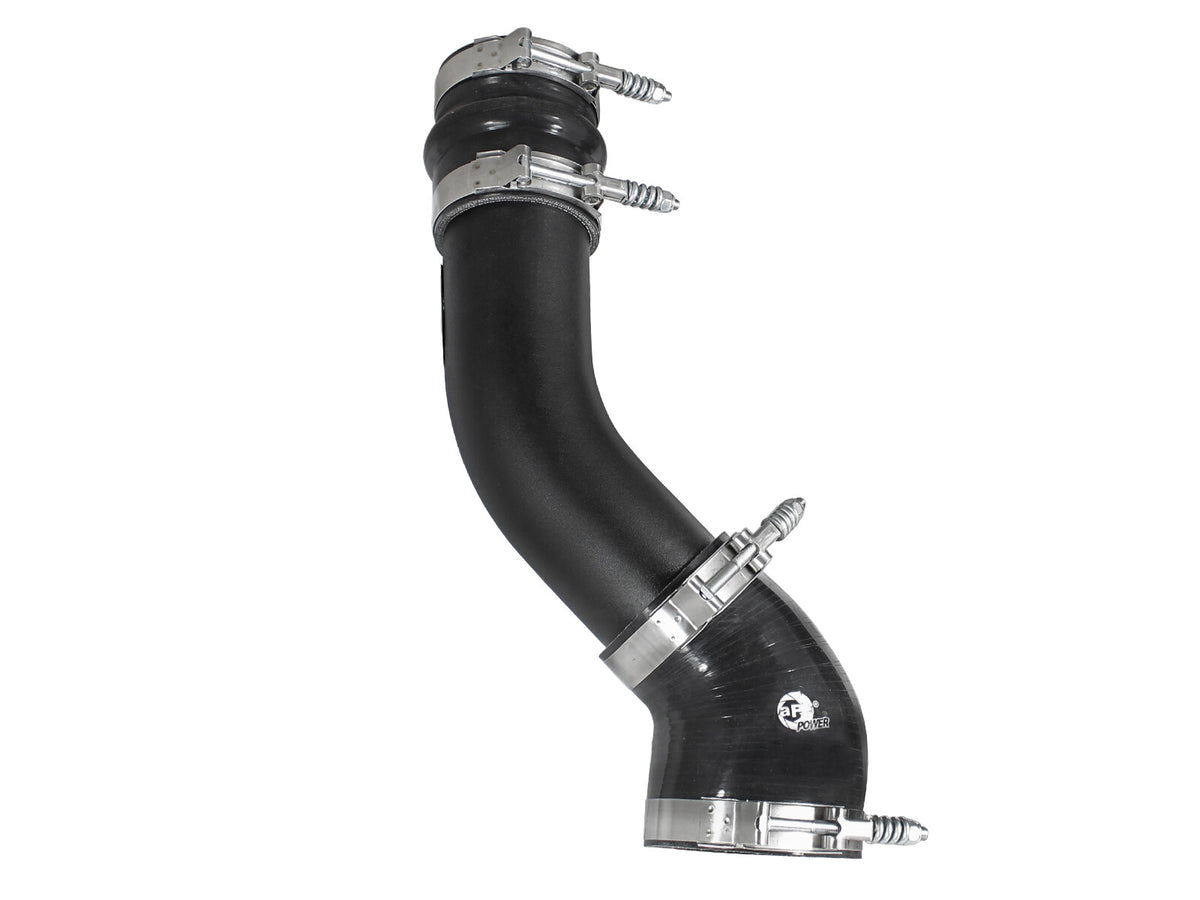 BladeRunner 3 Inch Aluminum Hot Charge Pipe Black Dodge Diesel Trucks 94-02 L6-5.9L (td) aFe Power-1