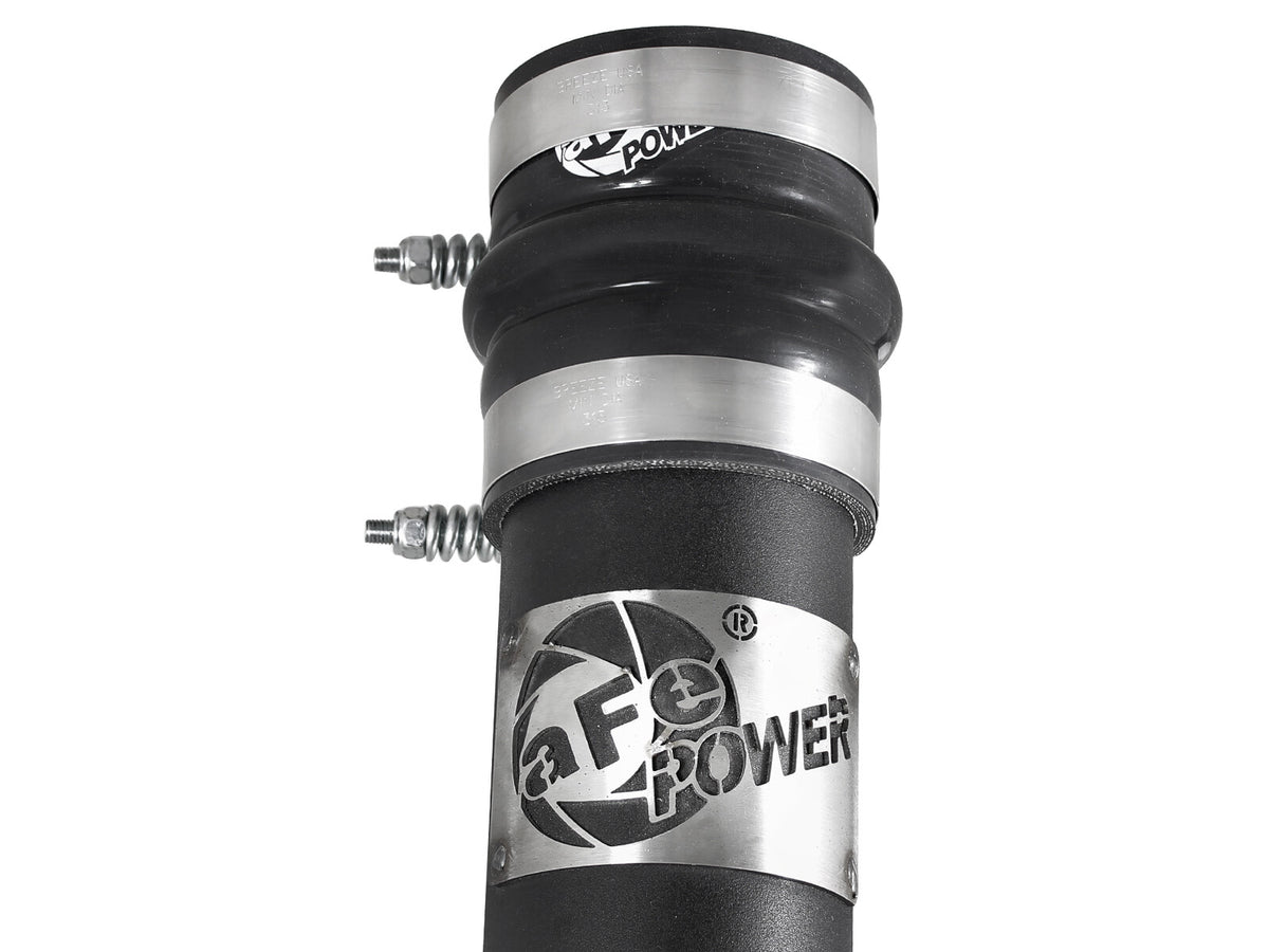 BladeRunner 3 Inch Aluminum Hot Charge Pipe Black Dodge Diesel Trucks 94-02 L6-5.9L (td) aFe Power-3
