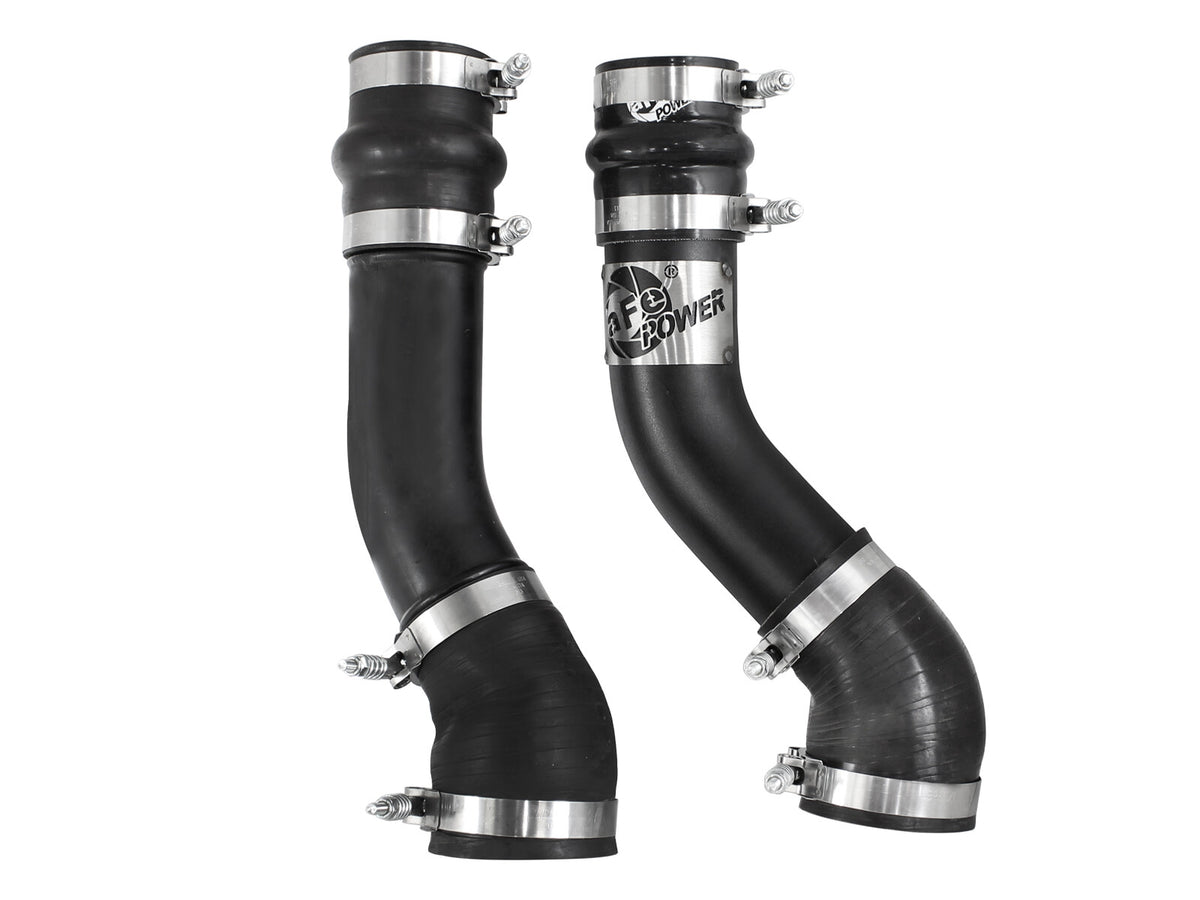 BladeRunner 3 Inch Aluminum Hot Charge Pipe Black Dodge Diesel Trucks 94-02 L6-5.9L (td) aFe Power-4