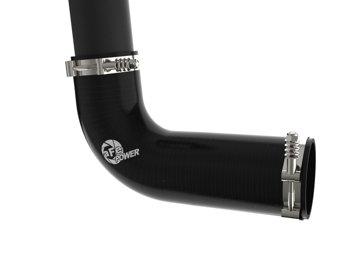 BladeRunner 3 Inch Aluminum Hot and Cold Charge Pipe Kit Black Ford Diesel Trucks 08-10 V8-6.4L (td) aFe Power-5