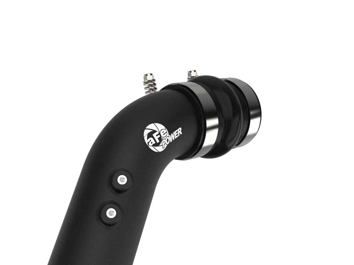 BladeRunner 3 Inch Aluminum Cold Charge Pipe Black Ford Diesel Trucks 08-10 V8-6.4L (td) aFe Power-3