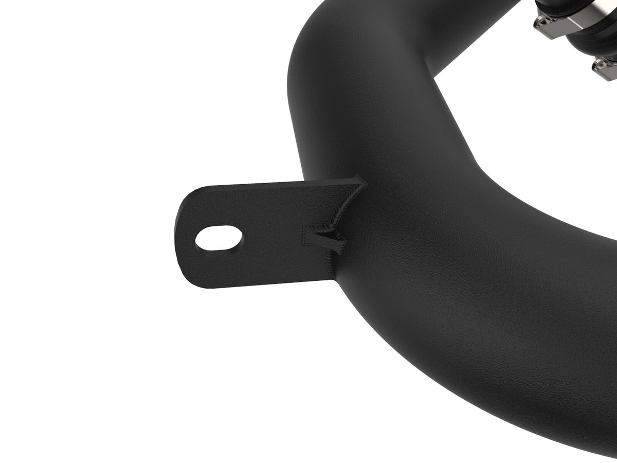 BladeRunner 3 Inch Aluminum Cold Charge Pipe Black Ford Diesel Trucks 08-10 V8-6.4L (td) aFe Power-4