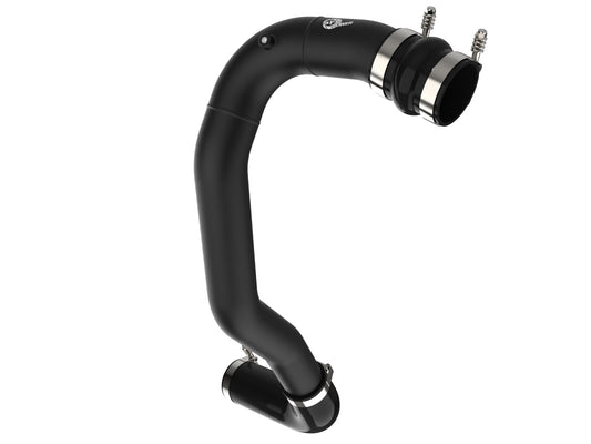 BladeRunner 3 Inch Aluminum Hot Charge Pipe Black Ford Diesel Trucks 08-10 V8-6.4L (td) aFe Power