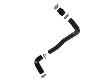 BladeRunner 3 Inch Aluminum Hot Charge Pipe Black Ford Diesel Trucks 08-10 V8-6.4L (td) aFe Power-1