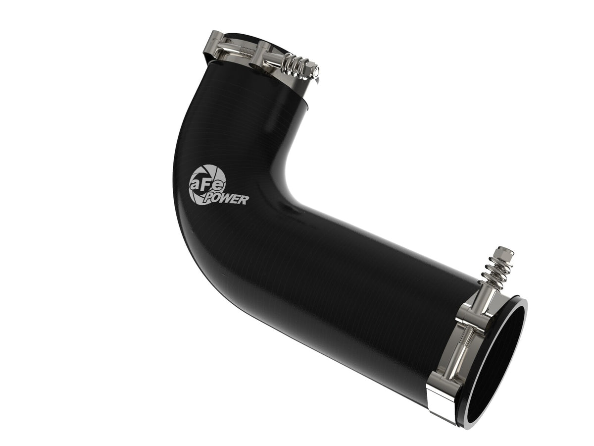BladeRunner 3 Inch Aluminum Hot Charge Pipe Black Ford Diesel Trucks 08-10 V8-6.4L (td) aFe Power-4