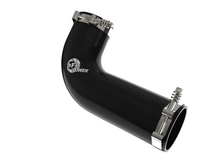 BladeRunner 3 Inch Aluminum Hot Charge Pipe Black Ford Diesel Trucks 08-10 V8-6.4L (td) aFe Power-4