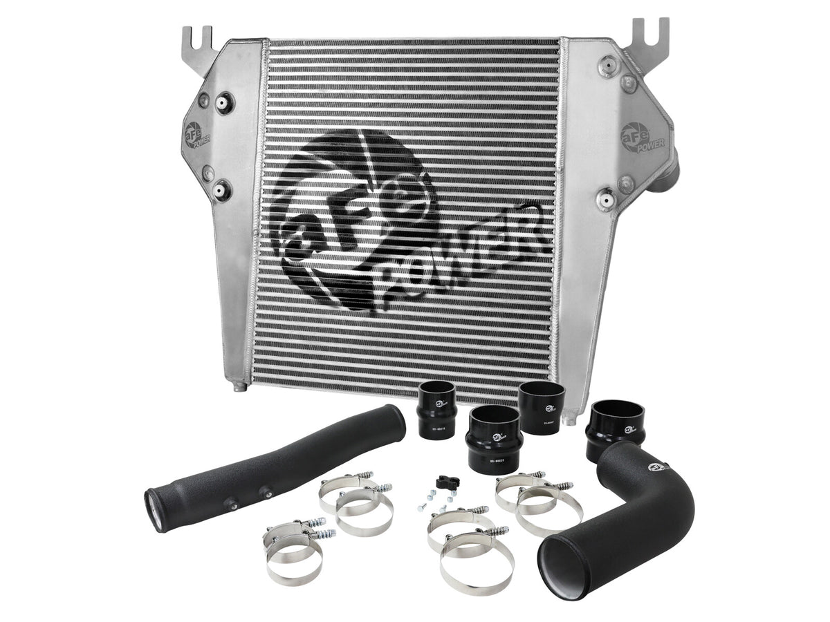 BladeRunner GT Series Intercooler Kit w/ Tubes Black Dodge Diesel Trucks 10-12 L6-6.7L (td) aFe Power-1