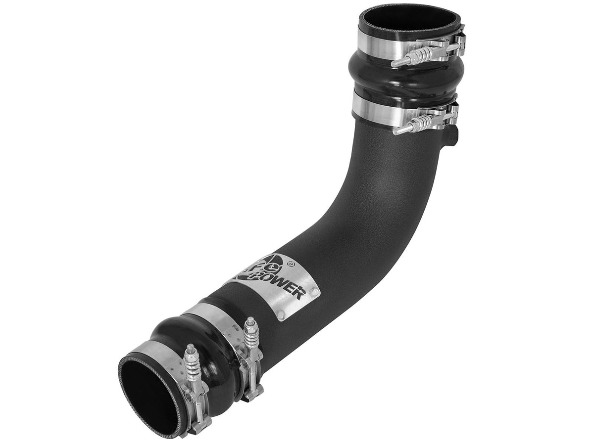 BladeRunner 3 Inch & 2-3/4 Inch Aluminum Hot and Cold Charge Pipe Kit Black Dodge Diesel Trucks 10-12 L6-6.7L (td) aFe Power-2