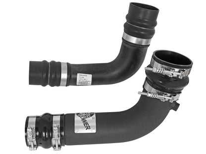 BladeRunner 3 Inch & 2-3/4 Inch Aluminum Hot and Cold Charge Pipe Kit Black Dodge Diesel Trucks 10-12 L6-6.7L (td) aFe Power-6