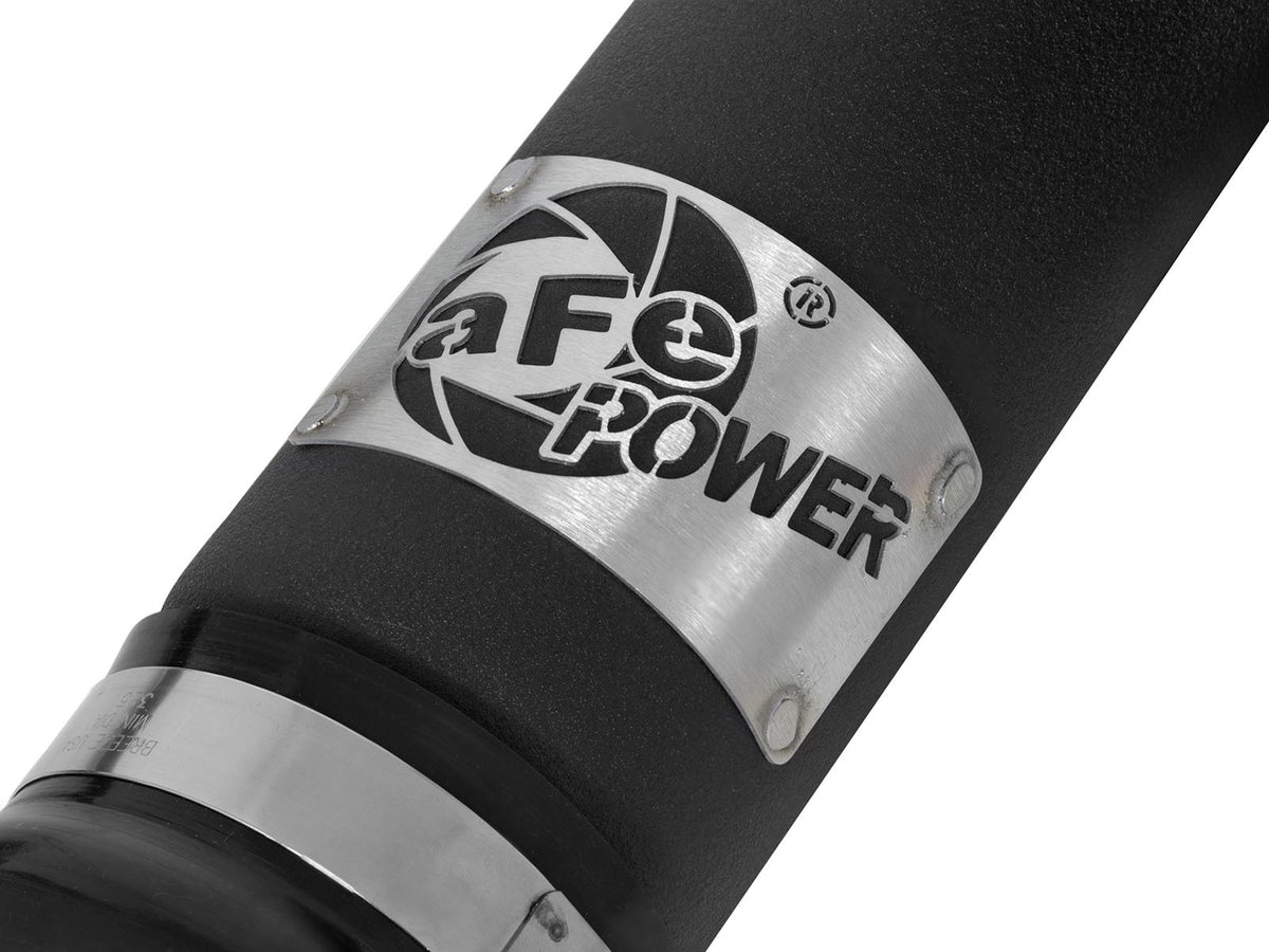 BladeRunner 2-3/4 Inch Aluminum Hot Charge Pipe Black Dodge Diesel Trucks 10-12 L6-6.7L (td) aFe Power-2