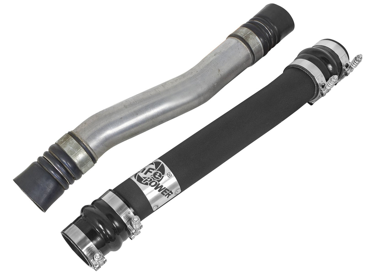 BladeRunner 2-3/4 Inch Aluminum Hot Charge Pipe Black Dodge Diesel Trucks 10-12 L6-6.7L (td) aFe Power-3