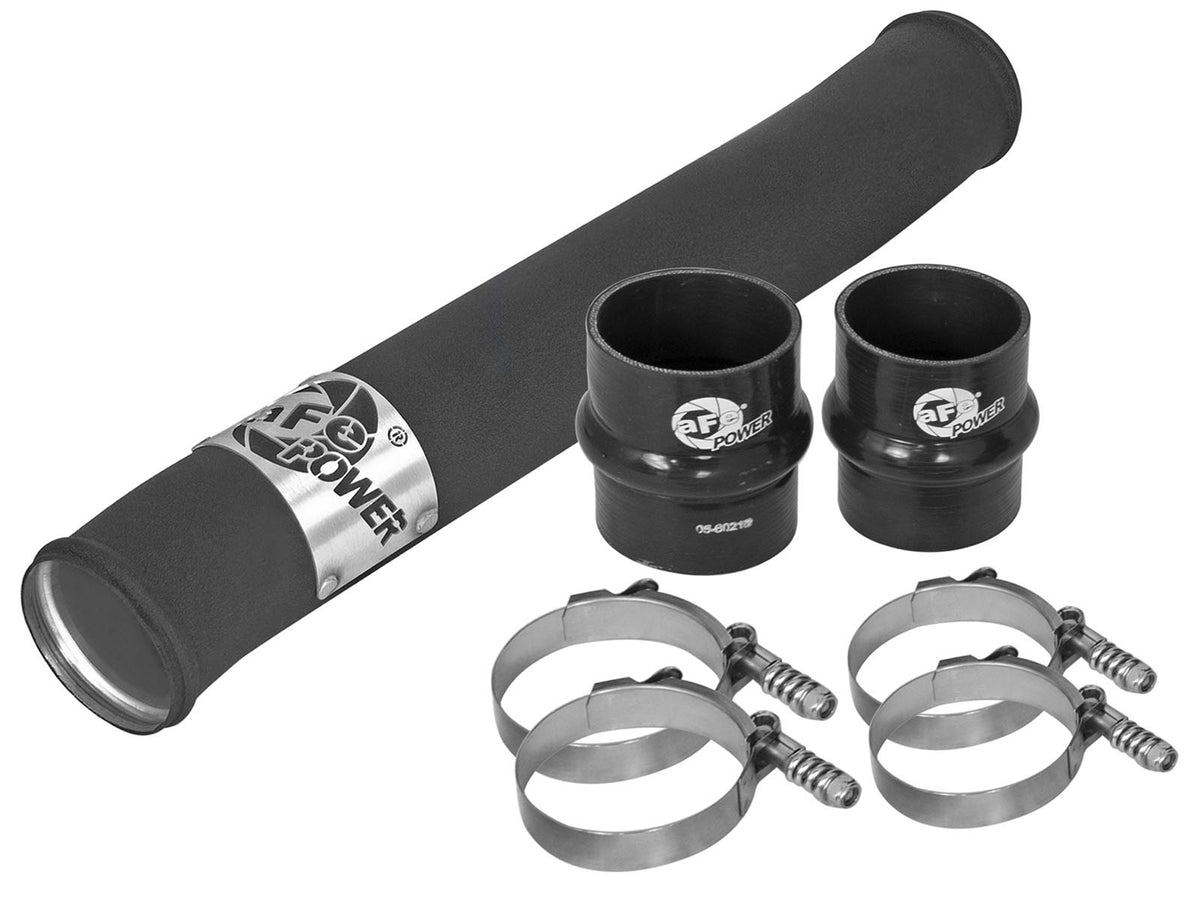 BladeRunner 2-3/4 Inch Aluminum Hot Charge Pipe Black Dodge Diesel Trucks 10-12 L6-6.7L (td) aFe Power-4