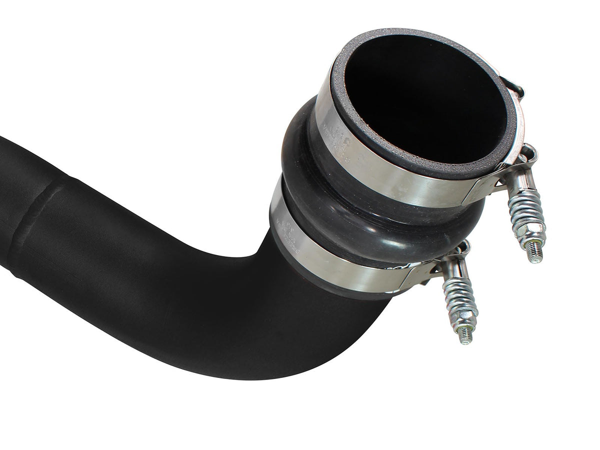 BladeRunner 3 Inch Aluminum Hot and Cold Charge Pipe Kit Black Ford Diesel Trucks 99-03 V8-7.3L (td) aFe Power-3
