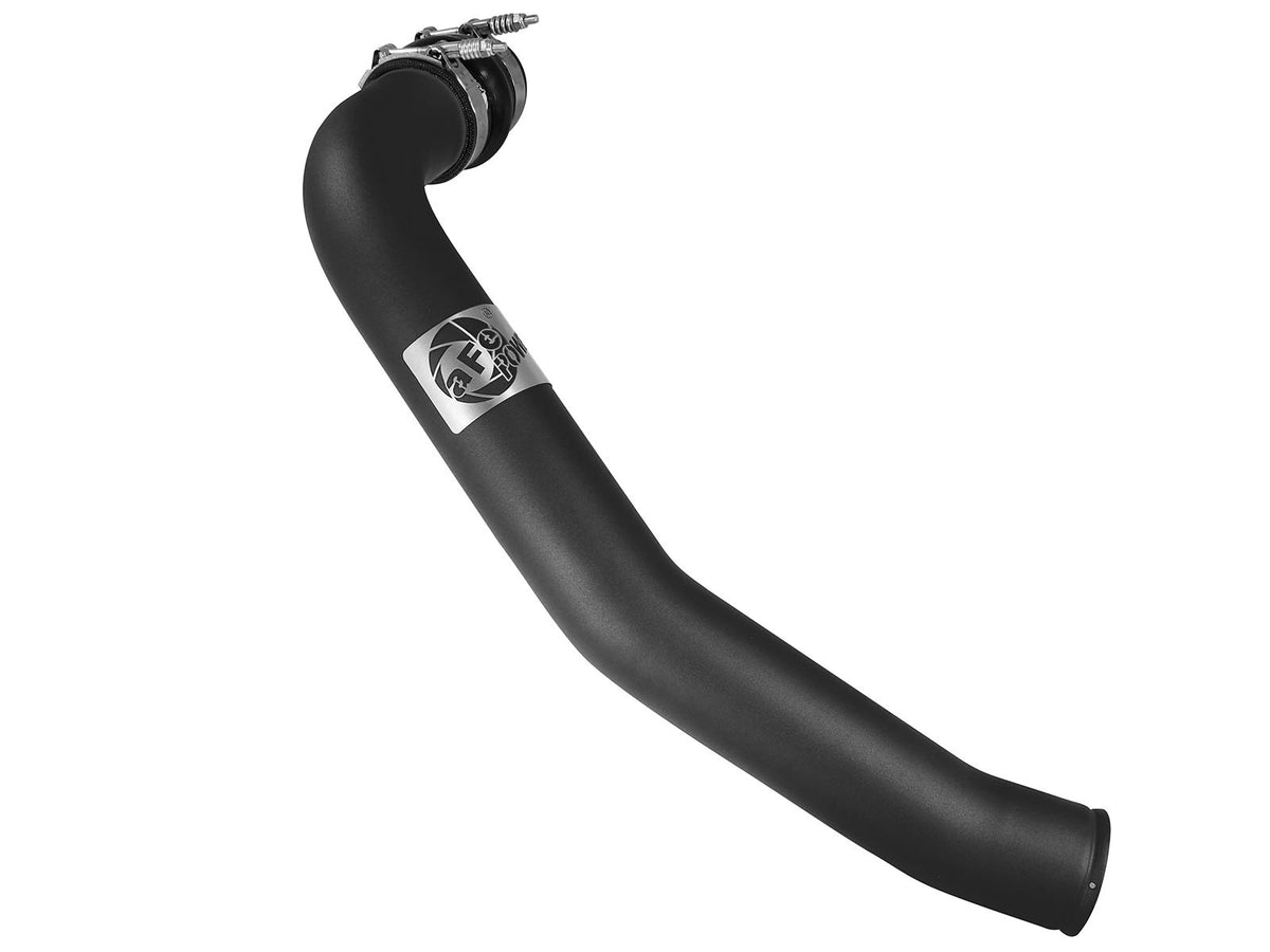 BladeRunner 3 Inch Aluminum Cold Charge Pipe Black Ford Diesel Trucks 99-03 V8-7.3L (td) aFe Power-1
