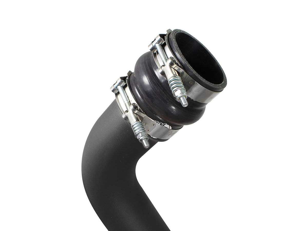 BladeRunner 3 Inch Aluminum Cold Charge Pipe Black Ford Diesel Trucks 99-03 V8-7.3L (td) aFe Power-3