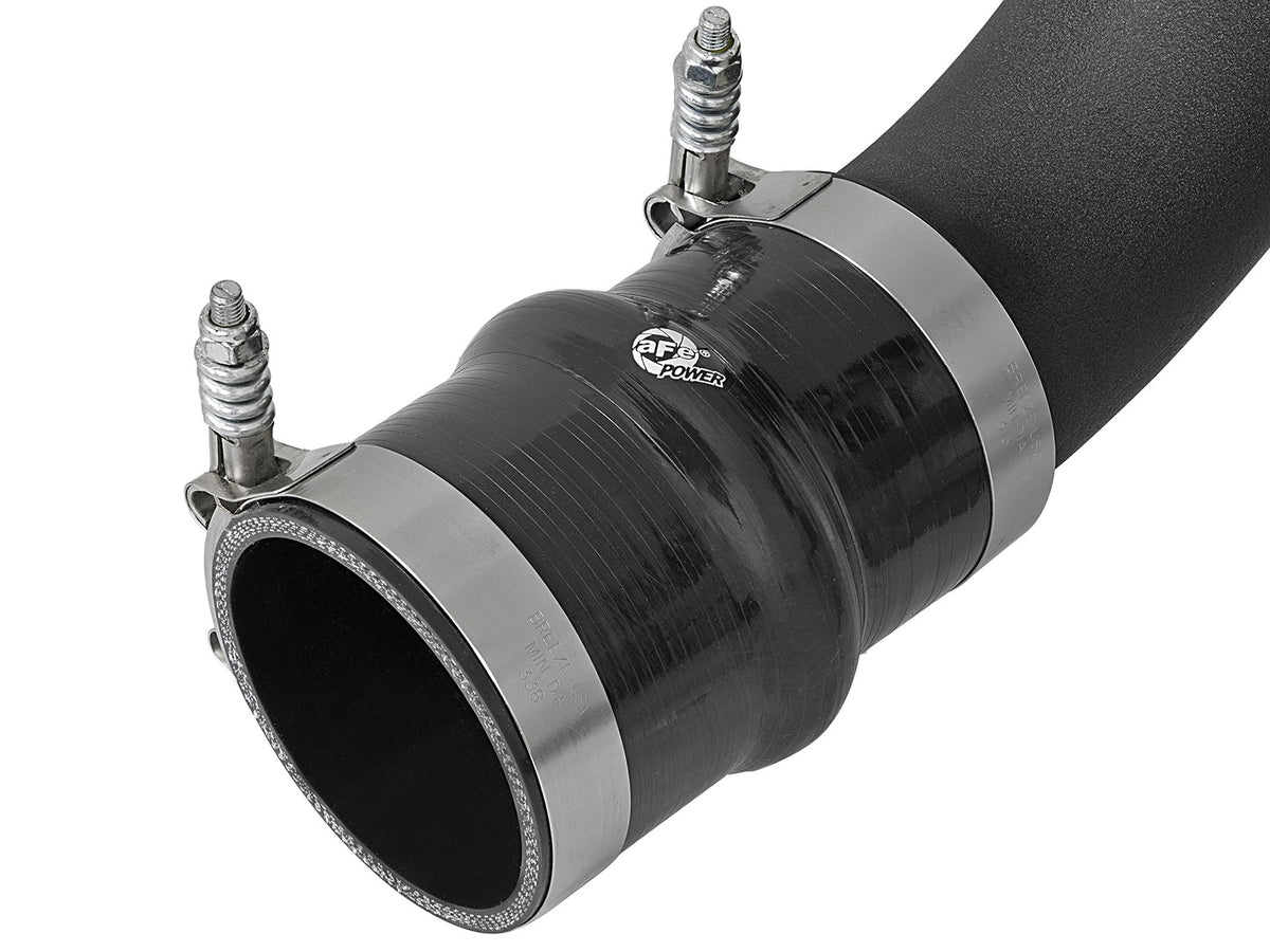 BladeRunner GT Series Intercooler Kit w/ Tubes Black Ford Diesel Trucks 03-07 V8-6.0L (td) aFe Power-5