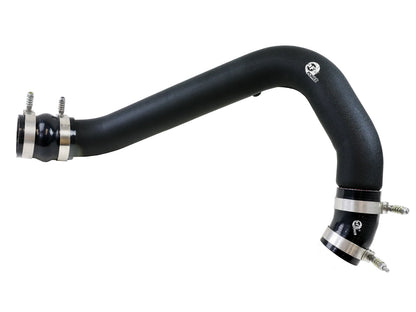 BladeRunner 3 Inch Aluminum Hot and Cold Charge Pipe Kit Black Ford Diesel Trucks 03-07 V8-6.0L (td) aFe Power-4