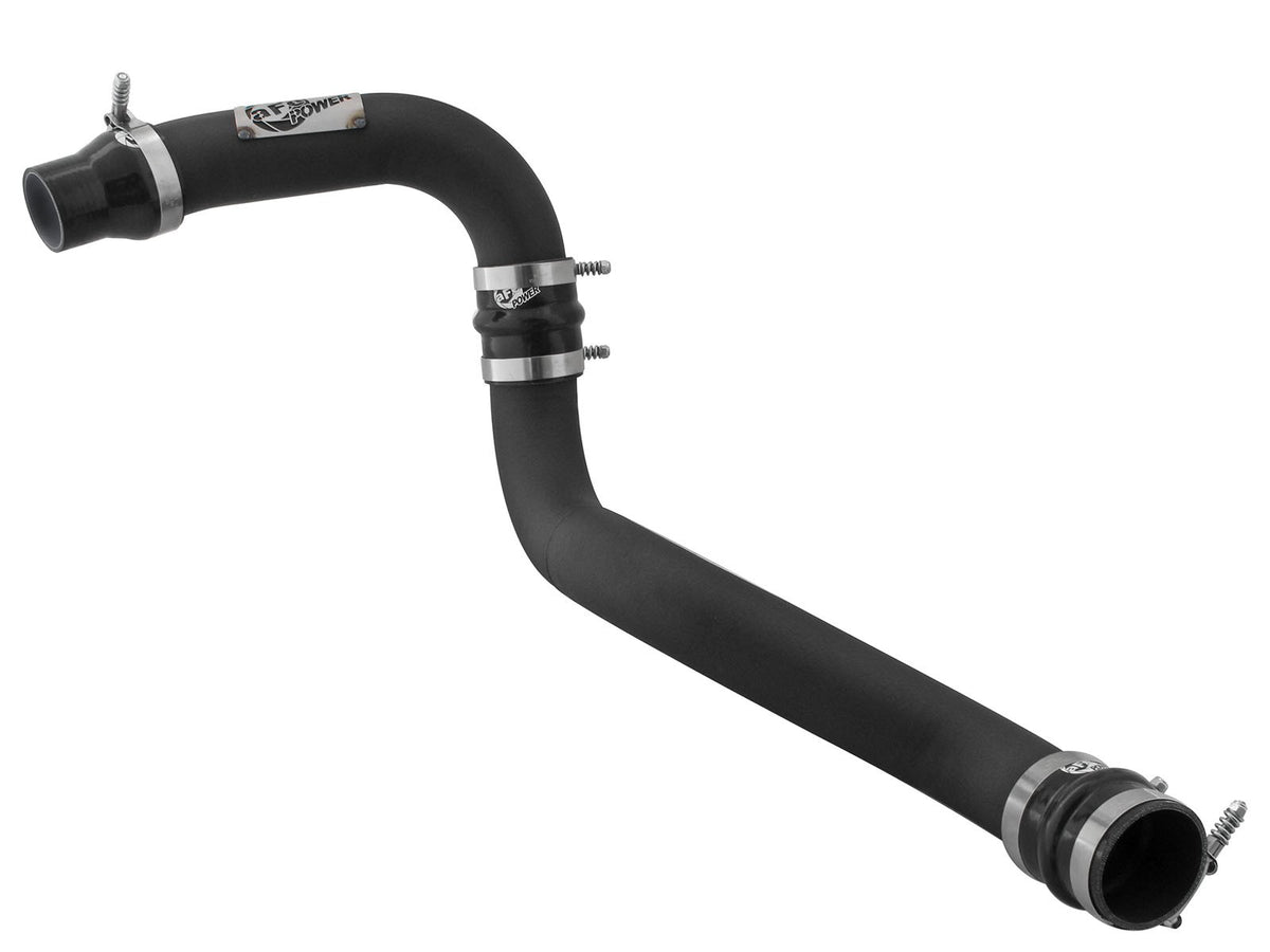 BladeRunner 3 Inch Aluminum Hot and Cold Charge Pipe Kit Black GM Diesel Trucks 11-16 V8-6.6L (td) Lml aFe Power-2