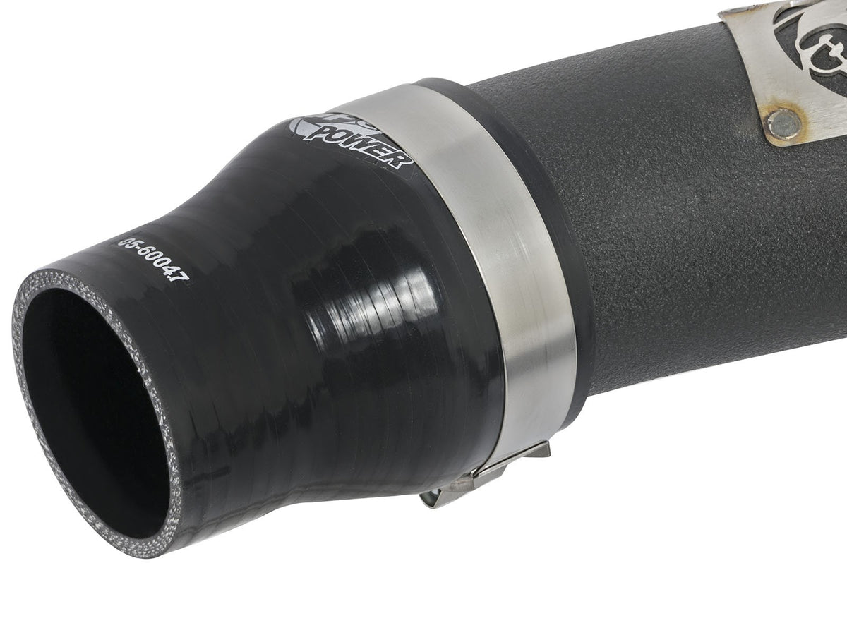 BladeRunner 3 Inch Aluminum Hot and Cold Charge Pipe Kit Black GM Diesel Trucks 11-16 V8-6.6L (td) Lml aFe Power-3