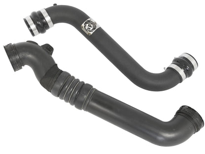 BladeRunner 3 Inch Aluminum Hot and Cold Charge Pipe Kit Black GM Diesel Trucks 11-16 V8-6.6L (td) Lml aFe Power-6
