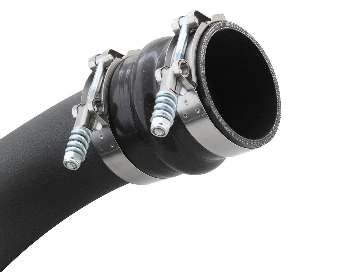 BladeRunner 3 Inch Aluminum Cold Charge Pipe Black GM Diesel Trucks 11-16 V8-6.6L (td) Lml aFe Power-1