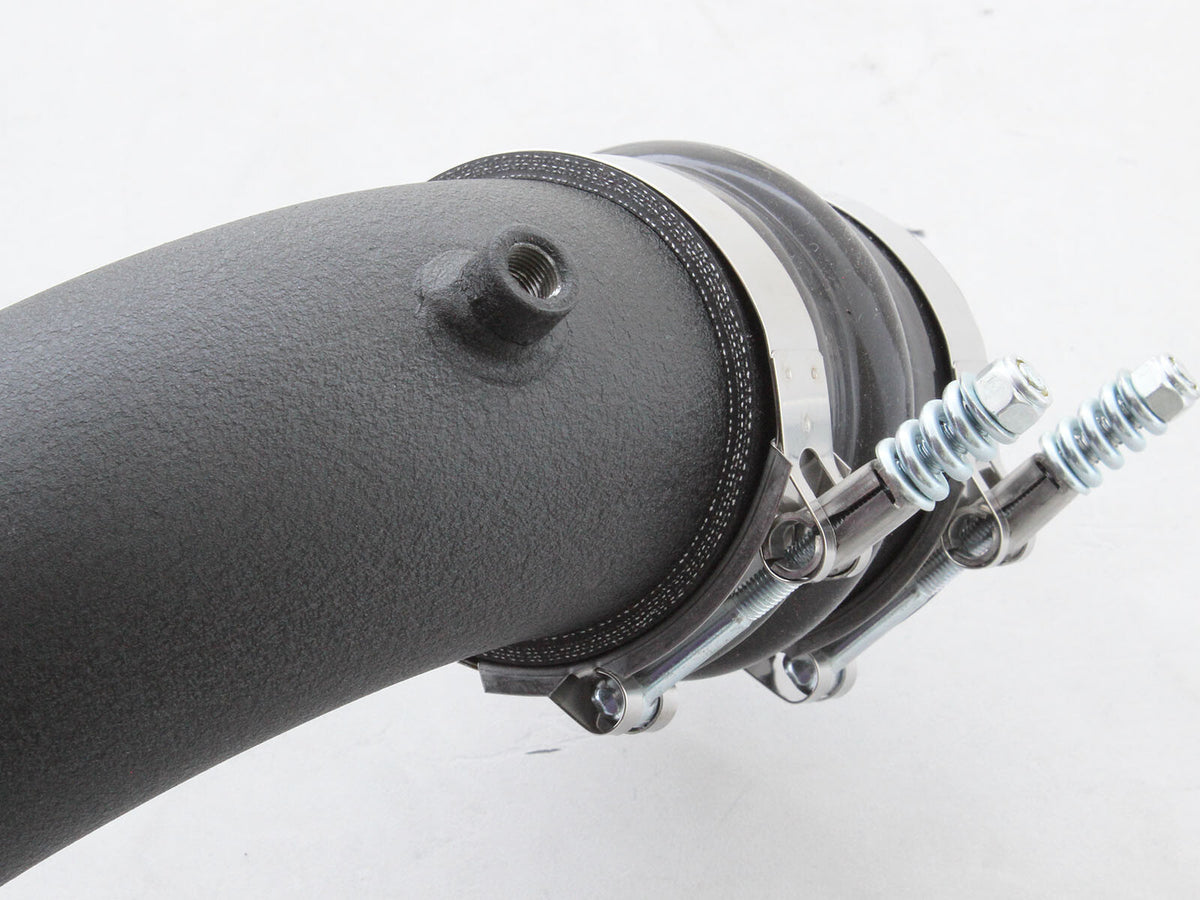 BladeRunner 3 Inch Aluminum Cold Charge Pipe Black GM Diesel Trucks 11-16 V8-6.6L (td) Lml aFe Power-2