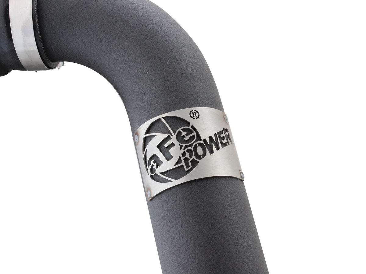 BladeRunner 3 Inch Aluminum Cold Charge Pipe Black GM Diesel Trucks 11-16 V8-6.6L (td) Lml aFe Power-3