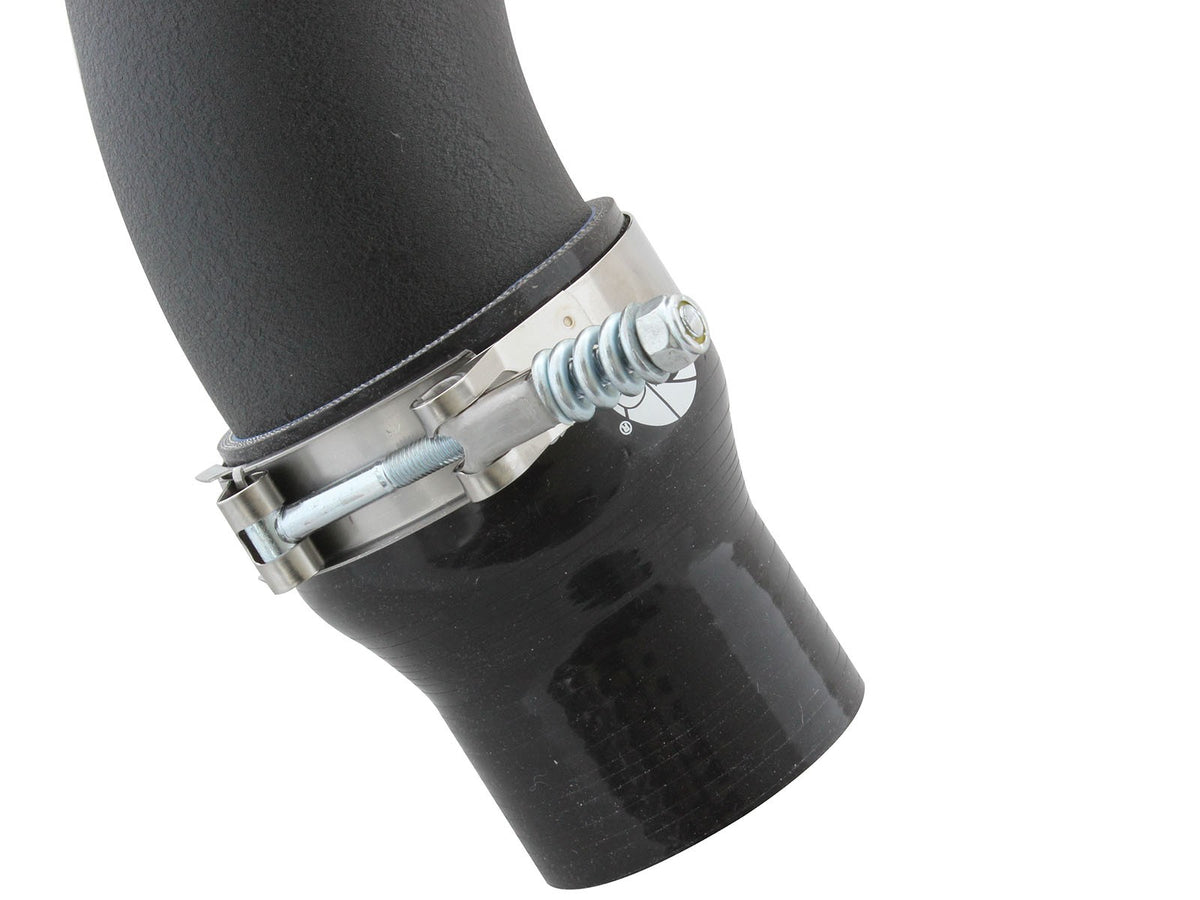 BladeRunner 3 Inch Aluminum Hot Charge Pipe Black GM Diesel Trucks 11-16 V8-6.6L (td) Lml aFe Power-2