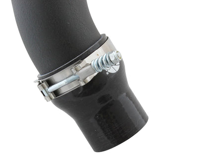 BladeRunner 3 Inch Aluminum Hot Charge Pipe Black GM Diesel Trucks 11-16 V8-6.6L (td) Lml aFe Power-2