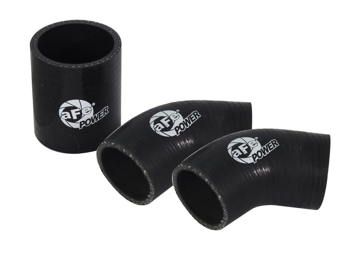 BladeRunner 2-1/2 Inch Aluminum Hot Charge Pipe Black Ford F-150 11-14 V6-3.5L (tt) aFe Power-2