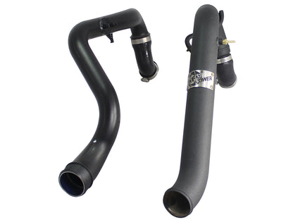 BladeRunner 2-1/2 Inch Aluminum Hot Charge Pipe Black Ford F-150 11-14 V6-3.5L (tt) aFe Power-3