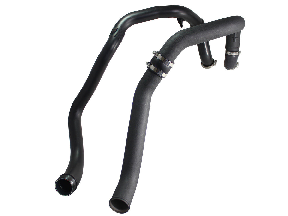 BladeRunner 2-1/2 Inch Aluminum Hot Charge Pipe Black Ford F-150 11-14 V6-3.5L (tt) aFe Power-4