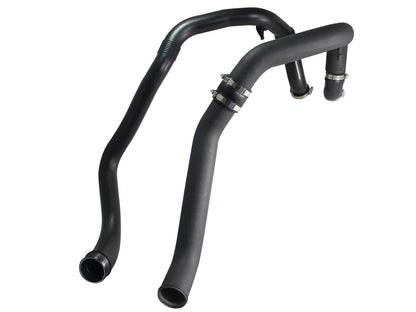 BladeRunner 2-1/2 Inch Aluminum Hot Charge Pipe Black Ford F-150 11-14 V6-3.5L (tt) aFe Power-4