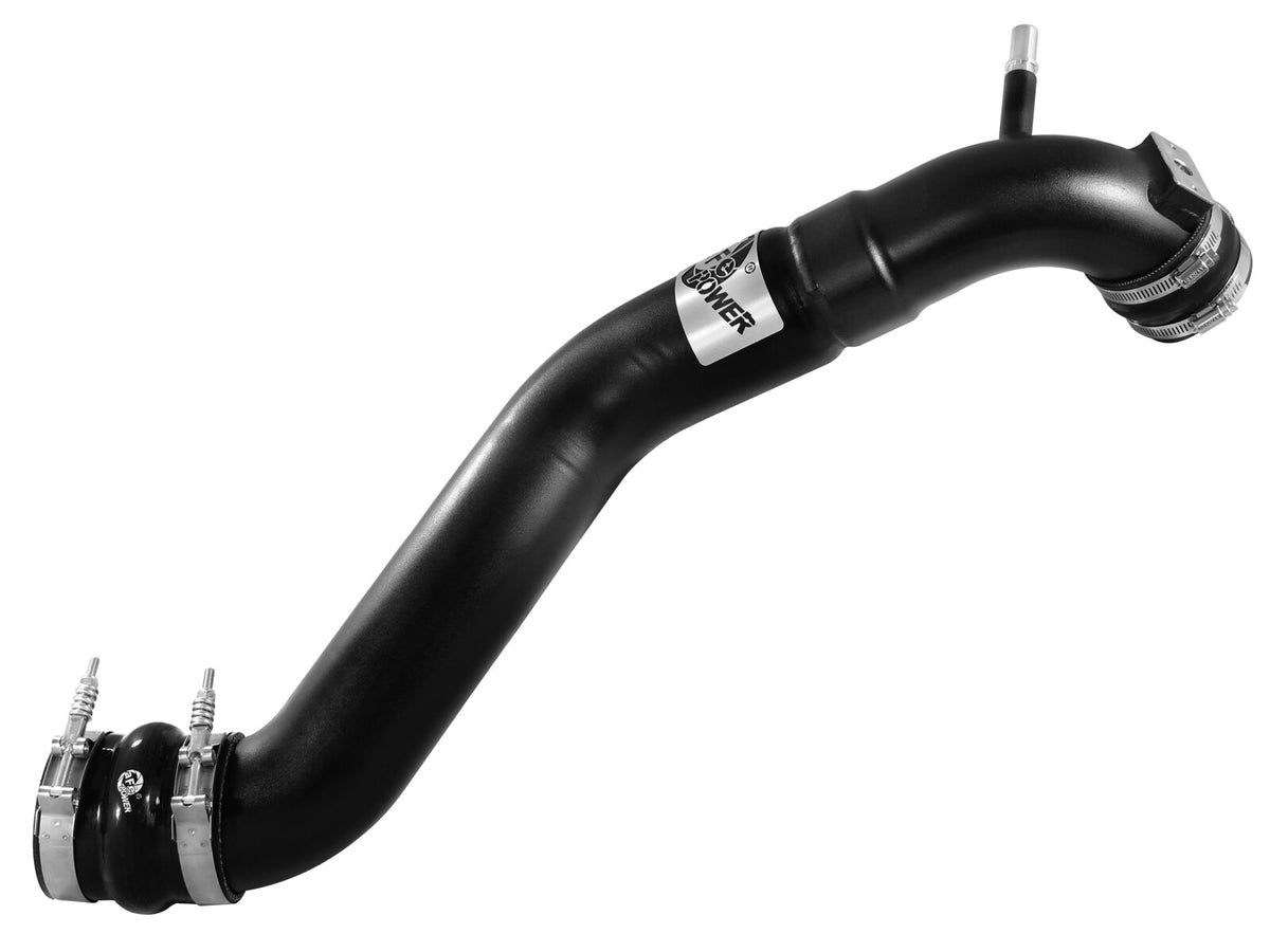 BladeRunner 3-1/2 Inch to 3 Inch Aluminum Cold Charge Pipe Black Ford F-150 11-14 V6-3.5L (tt) aFe Power-1