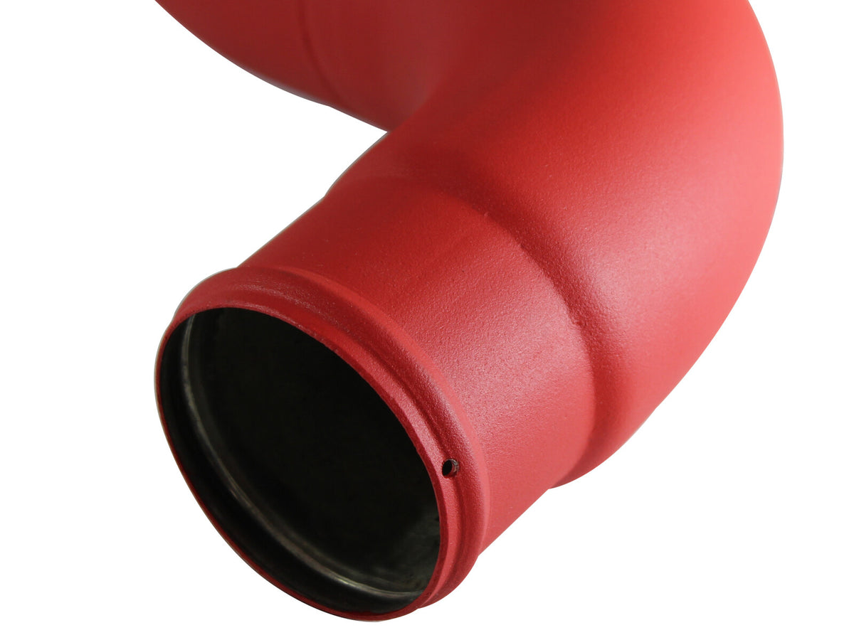 BladeRunner 3 Inch Aluminum Hot and Cold Charge Pipe Kit Red Dodge Ram Diesel Trucks 13-18 L6-6.7L (td) aFe Power-3