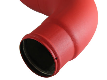 BladeRunner 3 Inch Aluminum Hot and Cold Charge Pipe Kit Red Dodge Ram Diesel Trucks 13-18 L6-6.7L (td) aFe Power-3