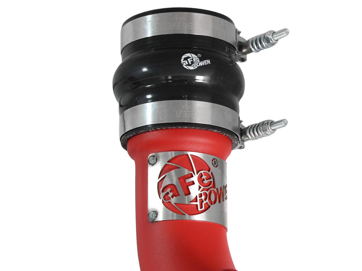 BladeRunner 3 Inch Aluminum Hot Charge Pipe Red Dodge Ram Diesel Trucks 13-18 L6-6.7L (td) aFe Power-2