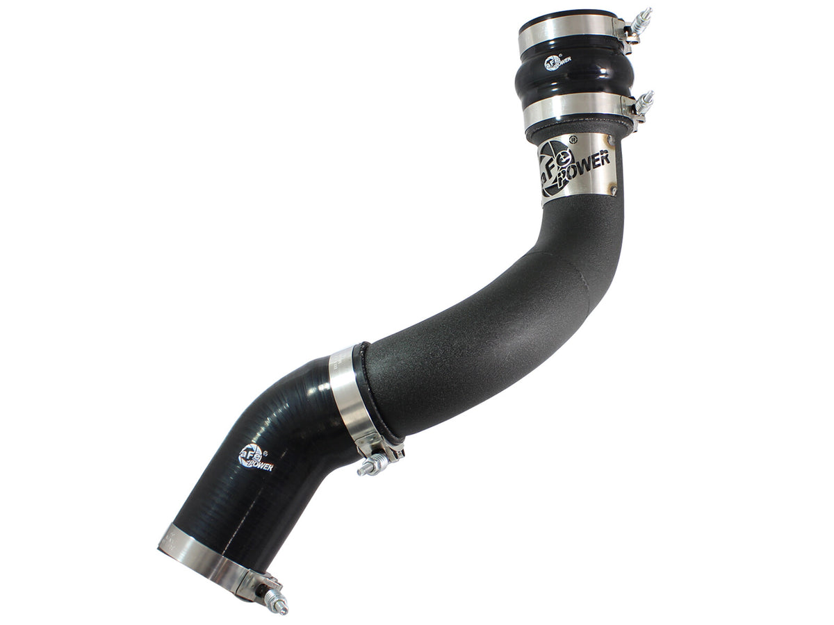 BladeRunner 3 Inch Aluminum Cold Charge Pipe Black Dodge Ram Diesel Trucks 13-18 L6-6.7L (td) aFe Power-1