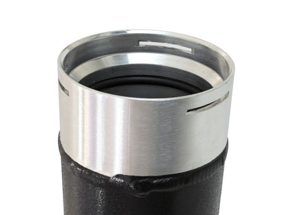 BladeRunner 3 Inch Aluminum Hot and Cold Charge Pipe Kit Black Ford Diesel Trucks 11-16 V8-6.7L (td) aFe Power-2