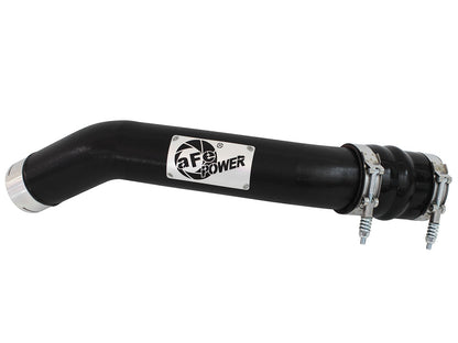 BladeRunner 3 Inch Aluminum Hot Charge Pipe Black Ford Diesel Trucks 11-16 V8-6.7L (td) aFe Power