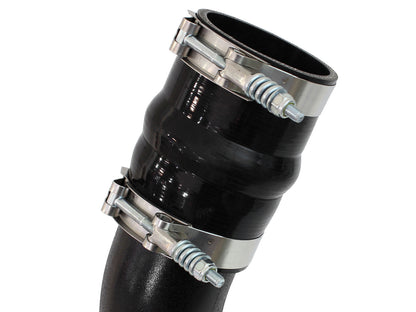 BladeRunner 3 Inch Aluminum Hot Charge Pipe Black Ford Diesel Trucks 11-16 V8-6.7L (td) aFe Power-3