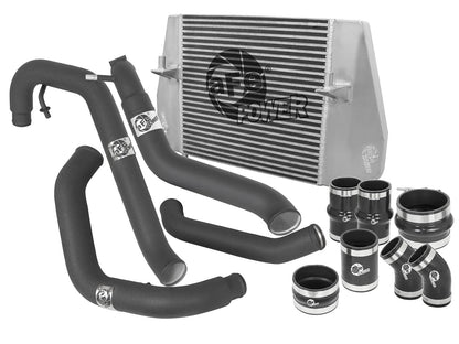 BladeRunner GT Series Intercooler Kit w/ Tubes Black Ford F-150 13-14 V6-3.5L (tt) aFe Power