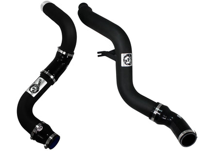 BladeRunner 3 Inch Aluminum Hot and Cold Charge Pipe Kit Black Dodge Ram 1500 EcoDiesel 14-18 V6-3.0L (td) aFe Power-2