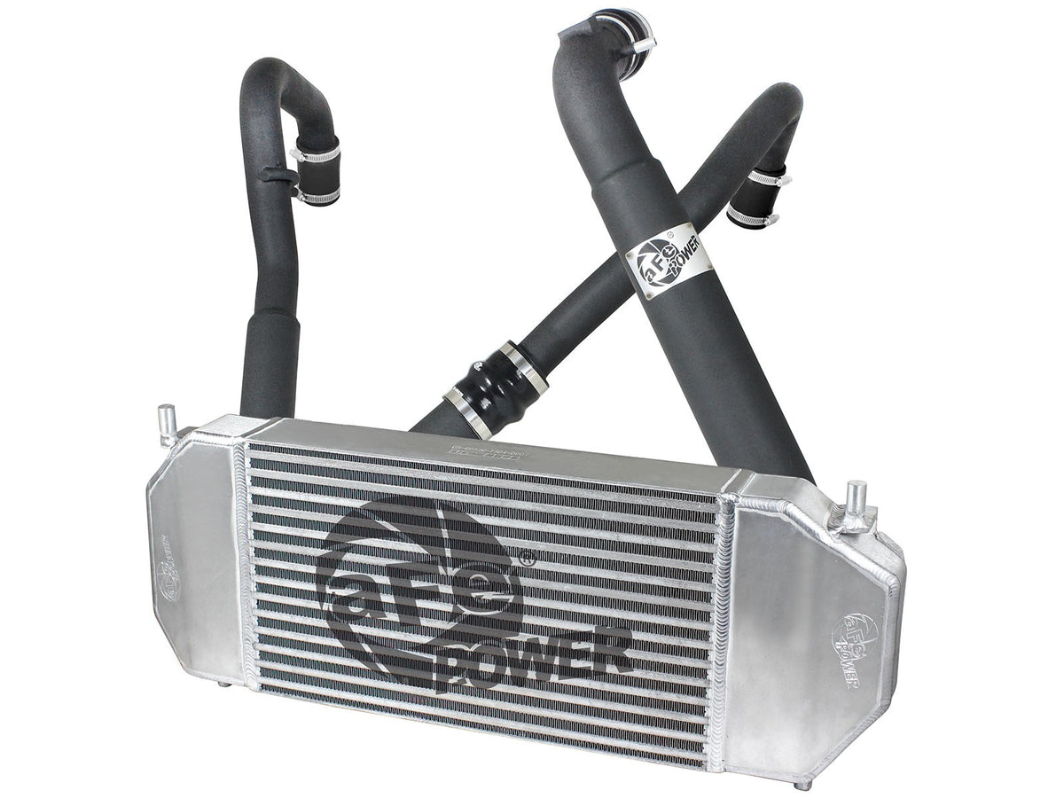 BladeRunner GT Series Intercooler Kit w/ Tubes Black Ford F-150 15-19 V6-2.7L (tt) aFe Power