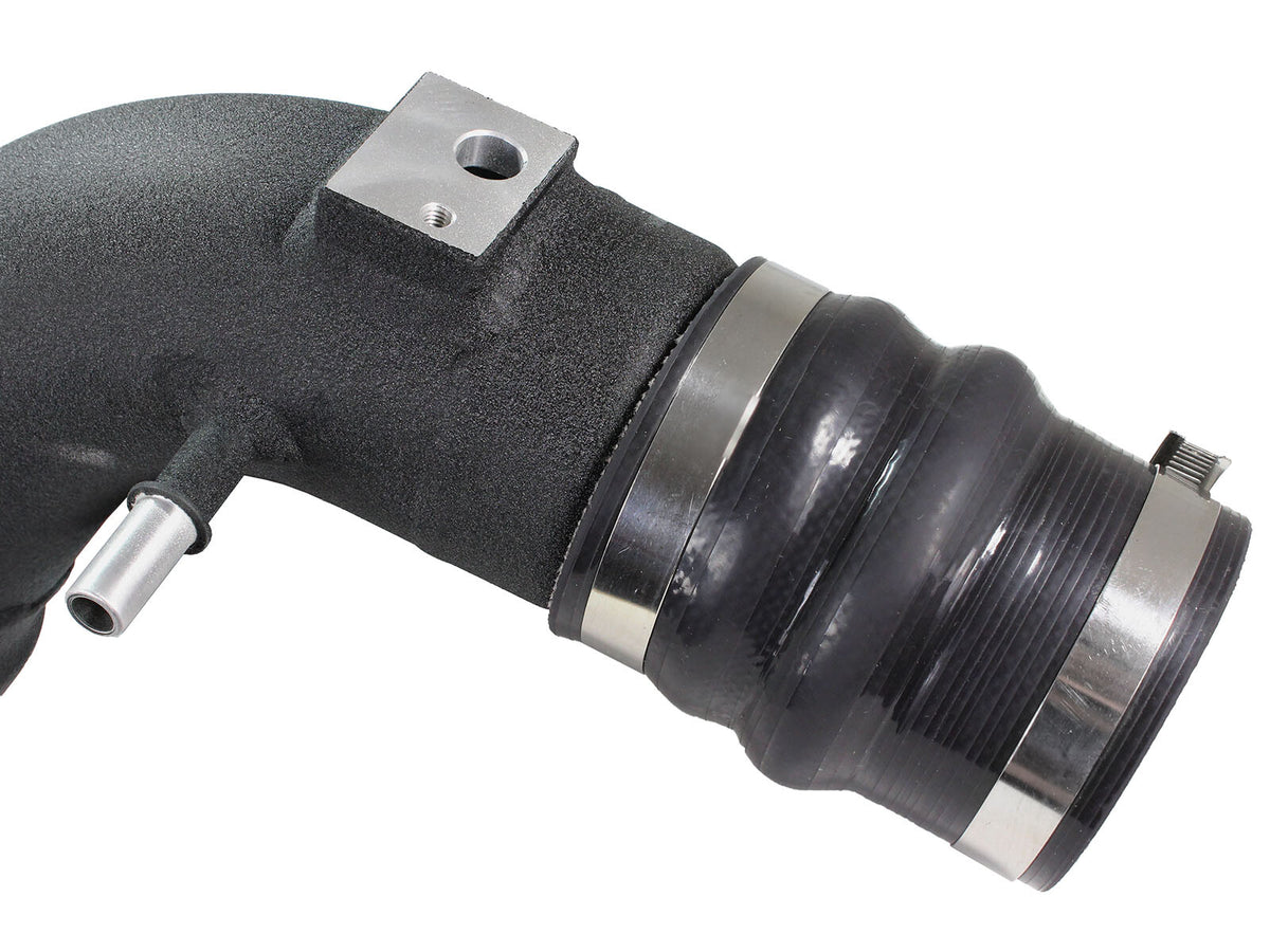 BladeRunner Aluminum Hot and Cold Charge Pipe Kit Black Ford F-150 15-19 V6-2.7L (tt) aFe Power-2