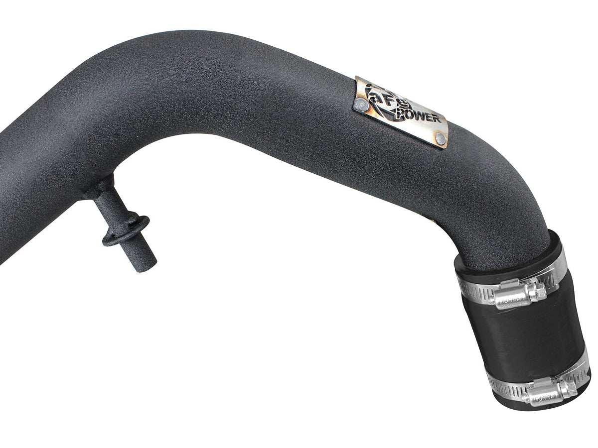 BladeRunner Aluminum Hot and Cold Charge Pipe Kit Black Ford F-150 15-19 V6-2.7L (tt) aFe Power-5