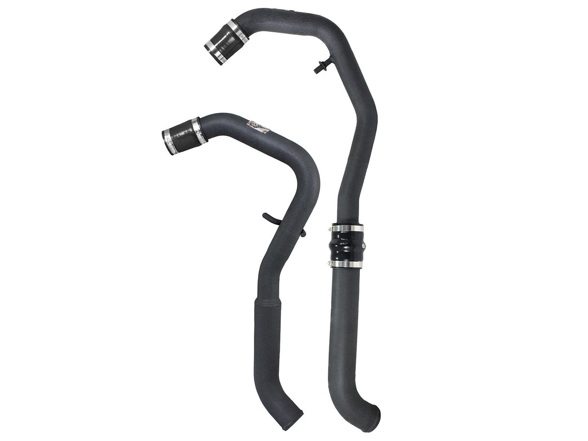 BladeRunner 3 Inch Aluminum Hot Charge Pipe Black Ford F-150 15-19 V6-2.7L (tt) aFe Power-1