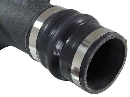 BladeRunner 3 Inch Aluminum Cold Charge Pipe Black Ford F-150 15-19 V6-2.7L (tt) aFe Power-2